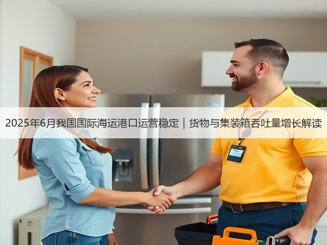 2025年6月我国国际海运港口运营稳定｜货物与集装箱吞吐量增长解读(图2)