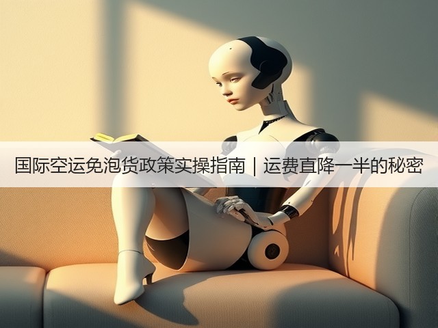 国际空运免泡货政策实操指南｜运费直降一半的秘密(图3)