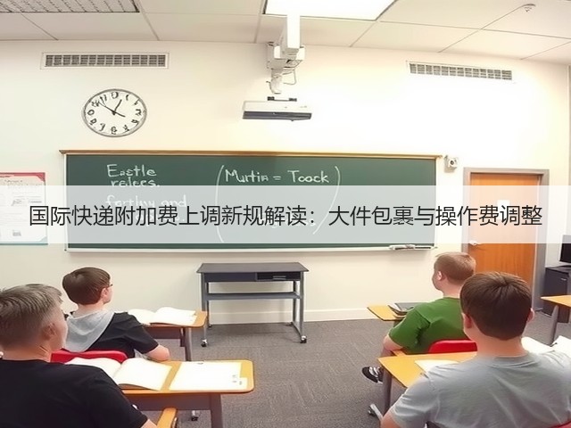 国际快递附加费上调新规解读：大件包裹与操作费调整(图3)