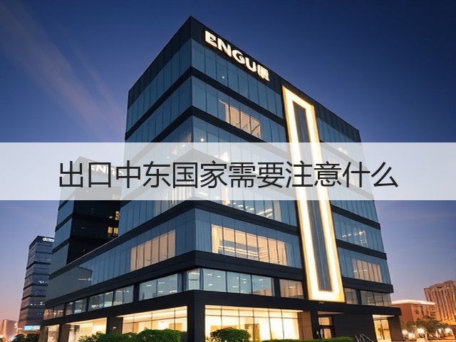 出口中东国家需要注意什么(图2)