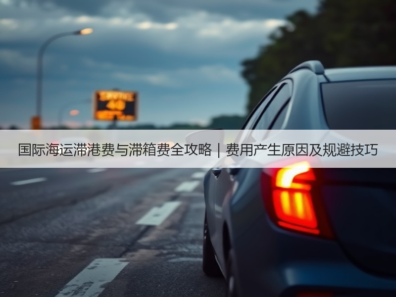 国际海运滞港费与滞箱费全攻略｜费用产生原因及规避技巧