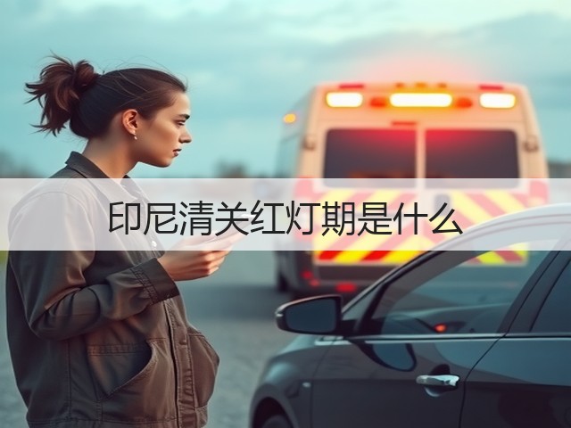 印尼清关红灯期是什么(图1) 印尼清关红灯期是什么(图1)