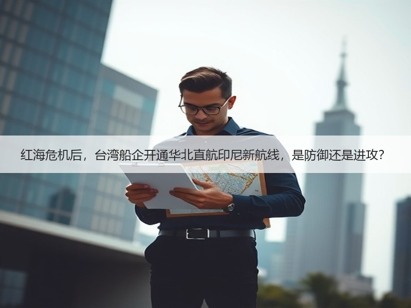红海危机后，台湾船企开通华北直航印尼新航线，是防御还是进攻？