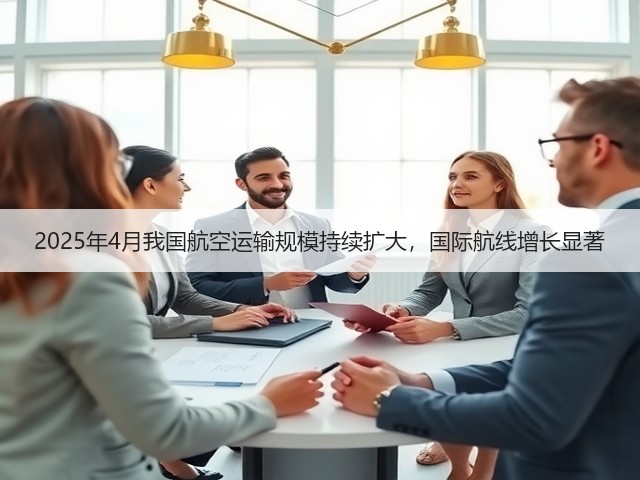 2025年4月我国航空运输规模持续扩大，国际航线增长显著(图2)