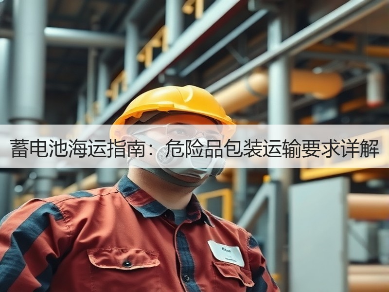 蓄电池海运指南：危险品包装运输要求详解