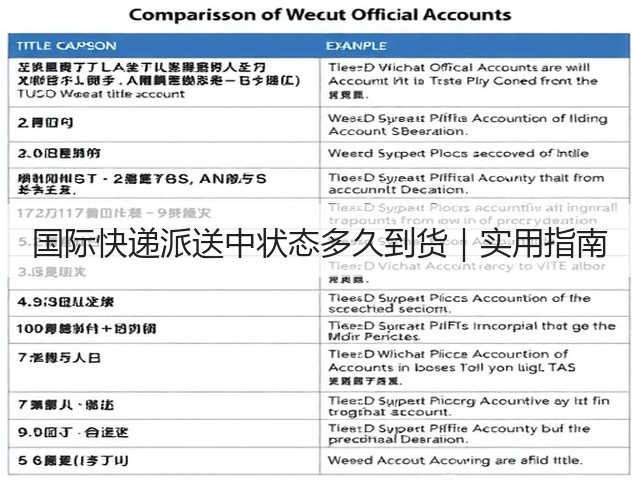 国际快递派送中状态多久到货｜实用指南(图1)