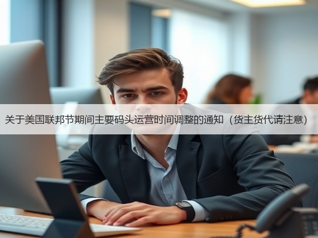 关于美国联邦节期间主要码头运营时间调整的通知（货主货代请注意）(图1)