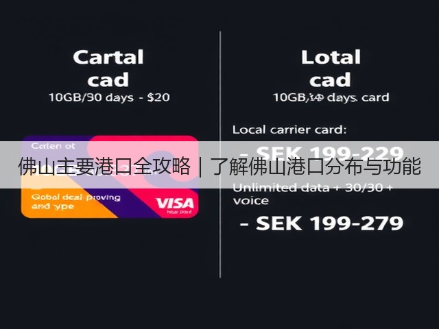 佛山主要港口全攻略｜了解佛山港口分布与功能(图2)