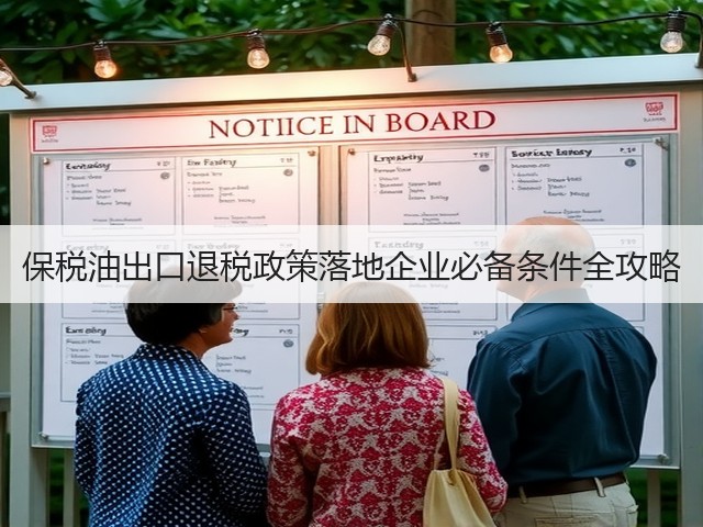 保税油出口退税政策落地企业必备条件全攻略(图1) 保税油出口退税政策落地企业必备条件全攻略(图1)