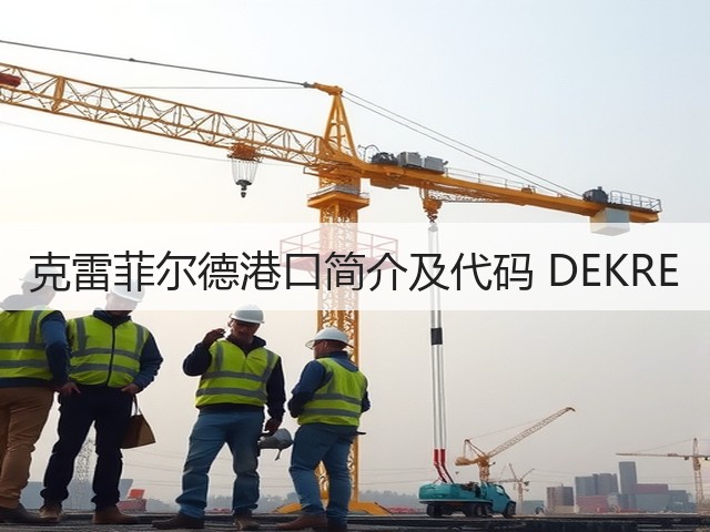 克雷菲尔德港口简介及代码 DEKRE(图3)