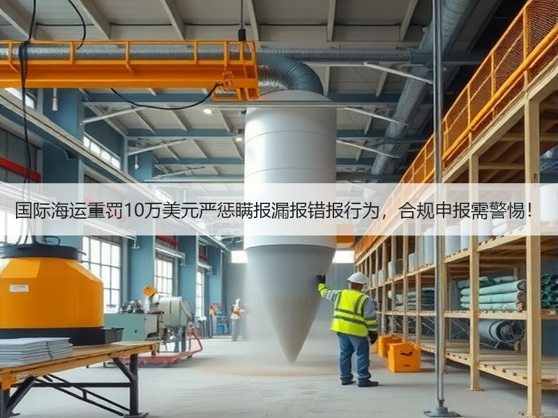 国际海运重罚10万美元严惩瞒报漏报错报行为，合规申报需警惕！