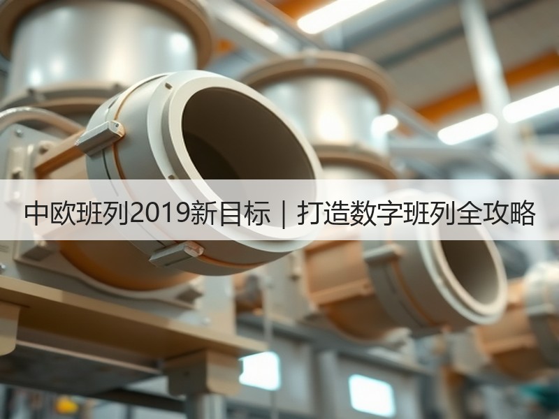 中欧班列2019新目标｜打造数字班列全攻略