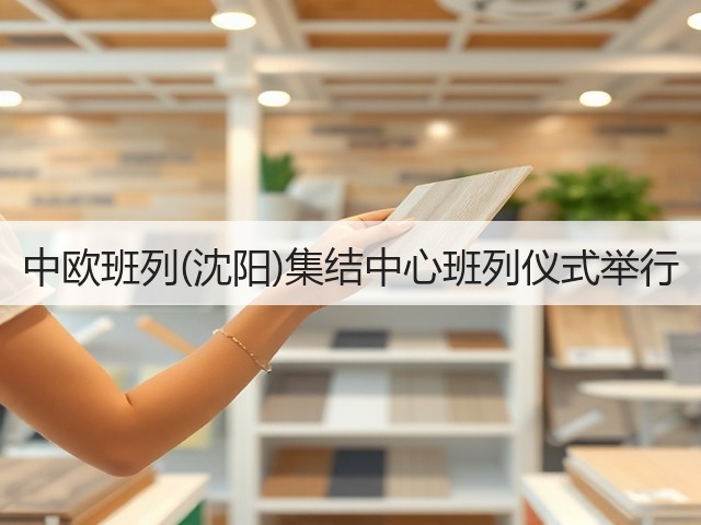 中欧班列(沈阳)集结中心班列仪式举行(图2)