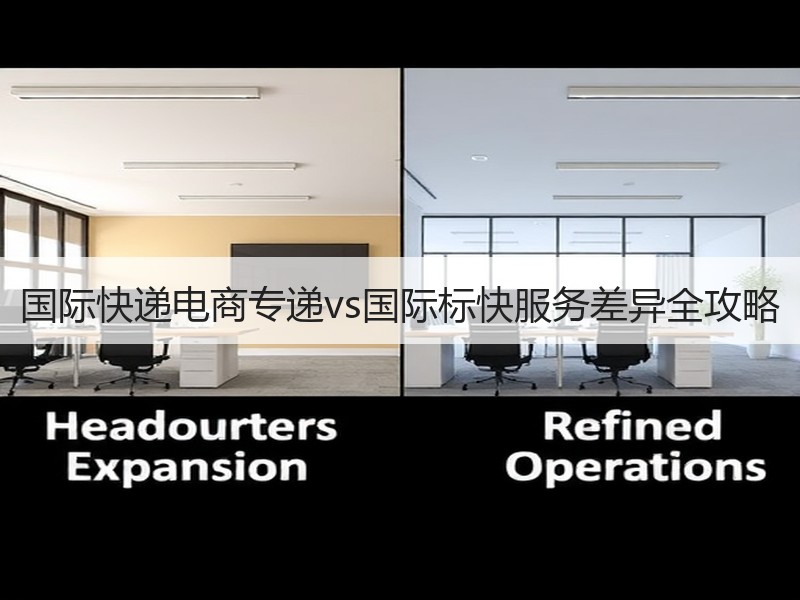 国际快递电商专递vs国际标快服务差异全攻略