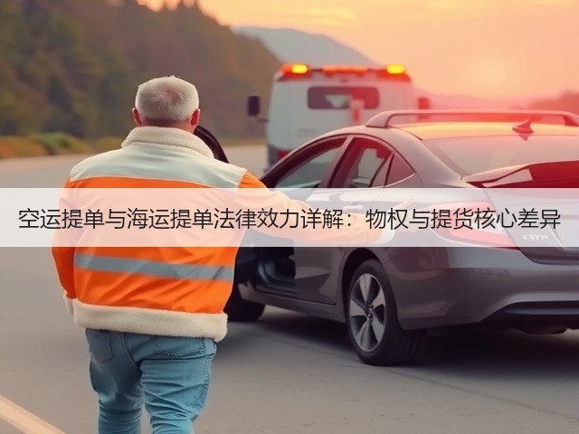 空运提单与海运提单法律效力详解:物权与提货核心差异(图1) 空运提单与海运提单法律效力详解:物权与提货核心差异(图1)