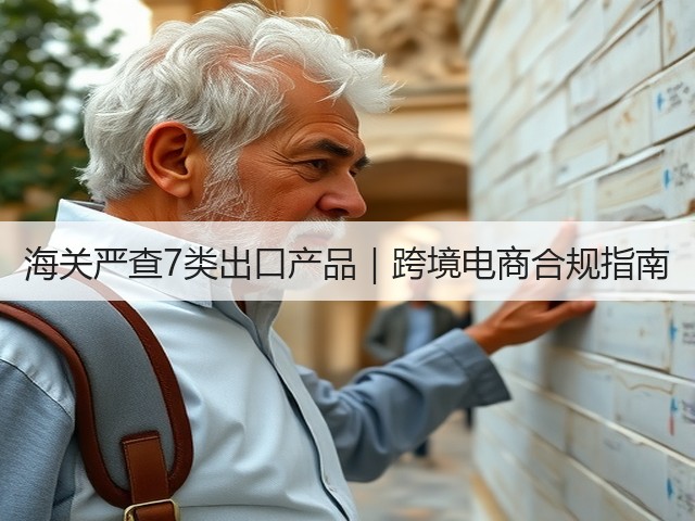 海关严查7类出口产品｜跨境电商合规指南(图1)