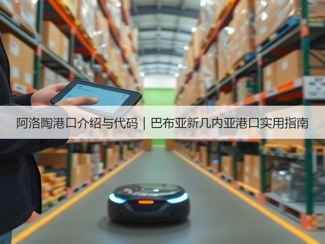 阿洛陶港口介绍与代码｜巴布亚新几内亚港口实用指南(图3)