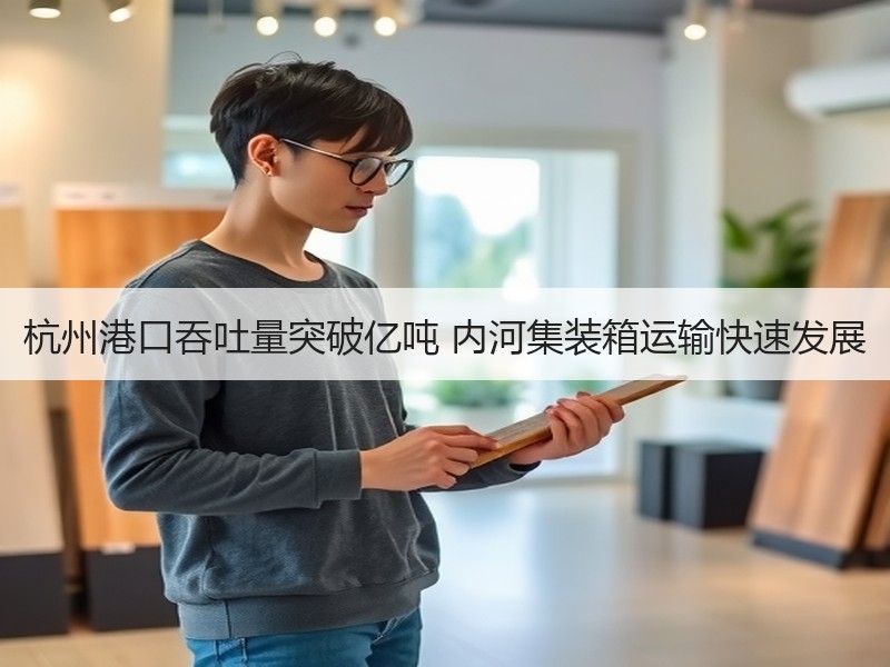 杭州港口吞吐量突破亿吨 内河集装箱运输快速发展