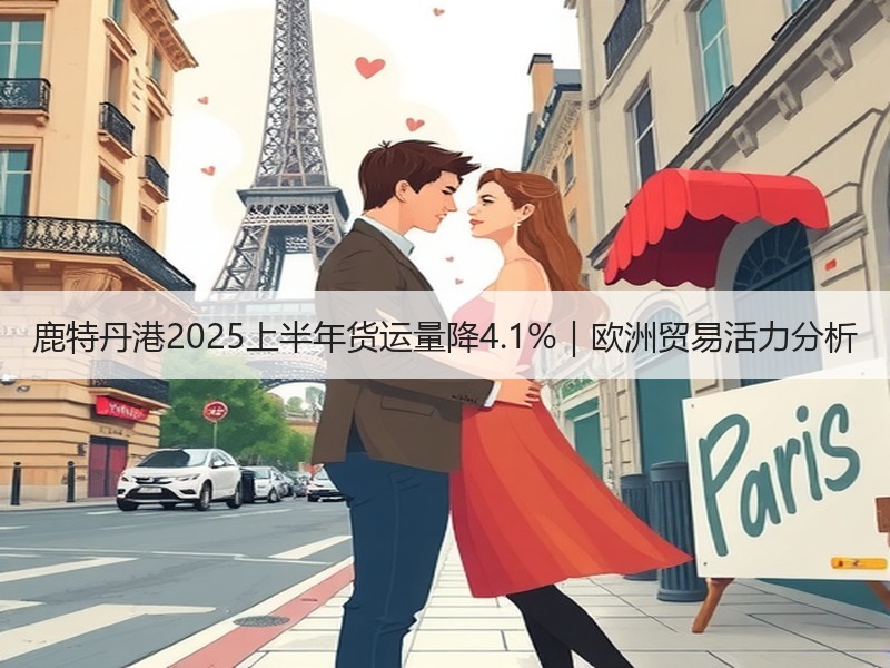 鹿特丹港2025上半年货运量降4.1%｜欧洲贸易活力分析