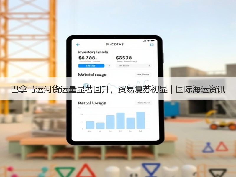 巴拿马运河货运量显著回升，贸易复苏初显｜国际海运资讯
