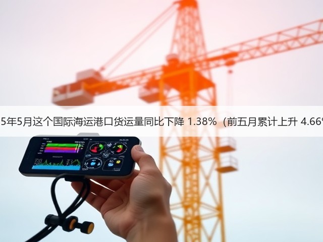 2025年5月这个国际海运港口货运量同比下降 1.38%（前五月累计上升 4.66%）(图1)