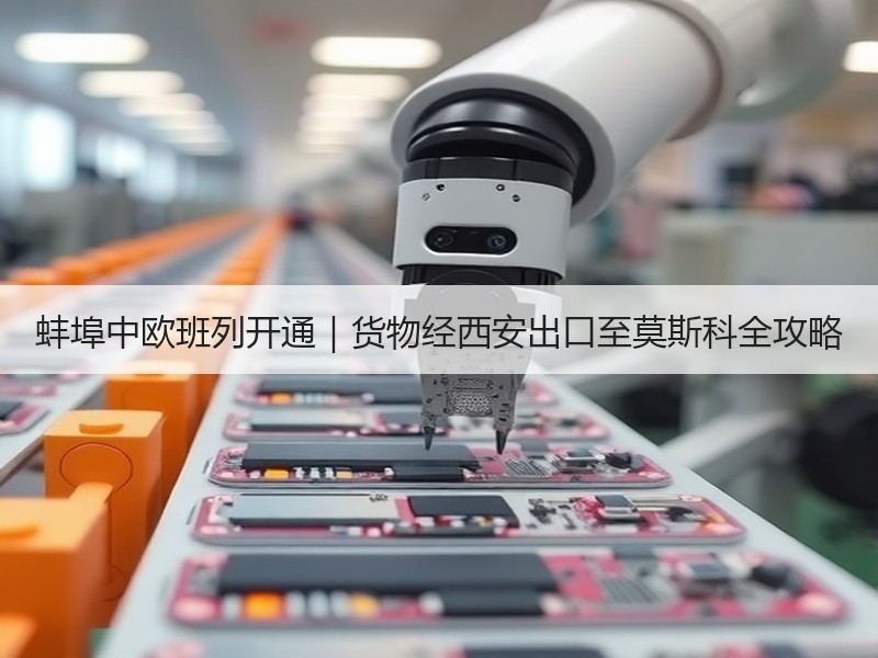 蚌埠中欧班列开通｜货物经西安出口至莫斯科全攻略