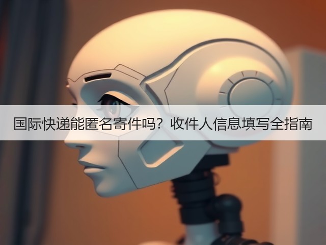 国际快递能匿名寄件吗？收件人信息填写全指南(图3)