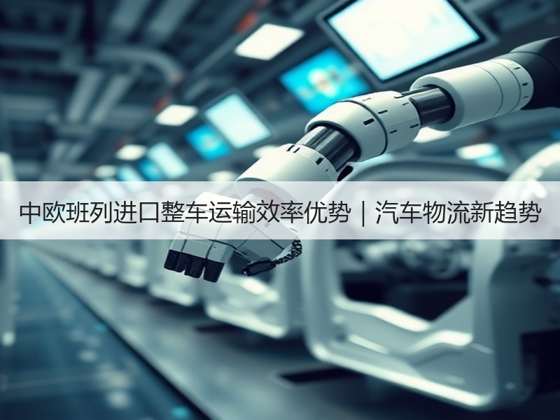 中欧班列进口整车运输效率优势｜汽车物流新趋势