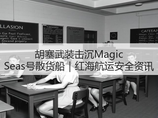 胡塞武装击沉Magic Seas号散货船|红海航运安全资讯(图1) 胡塞武装击沉Magic Seas号散货船|红海航运安全资讯(图1)