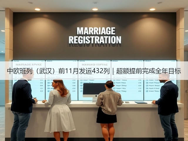 中欧班列（武汉）前11月发运432列｜超额提前完成全年目标(图2)