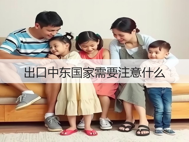 出口中东国家需要注意什么(图2)