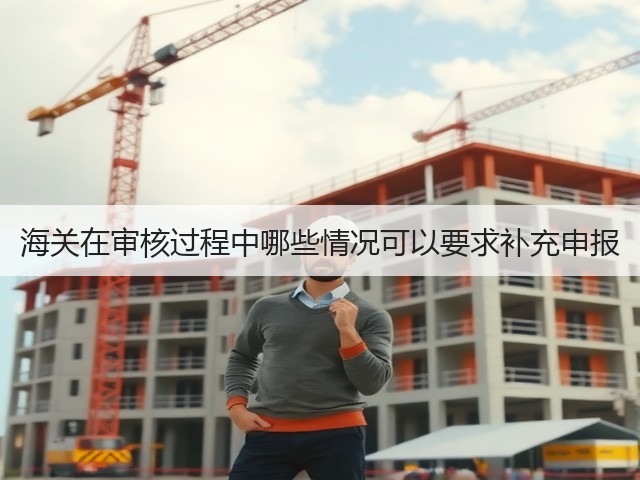 海关在审核过程中哪些情况可以要求补充申报(图2) 海关在审核过程中哪些情况可以要求补充申报(图2)