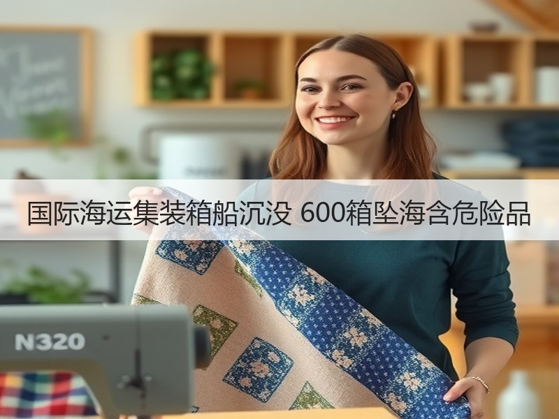 国际海运集装箱船沉没 600箱坠海含危险品