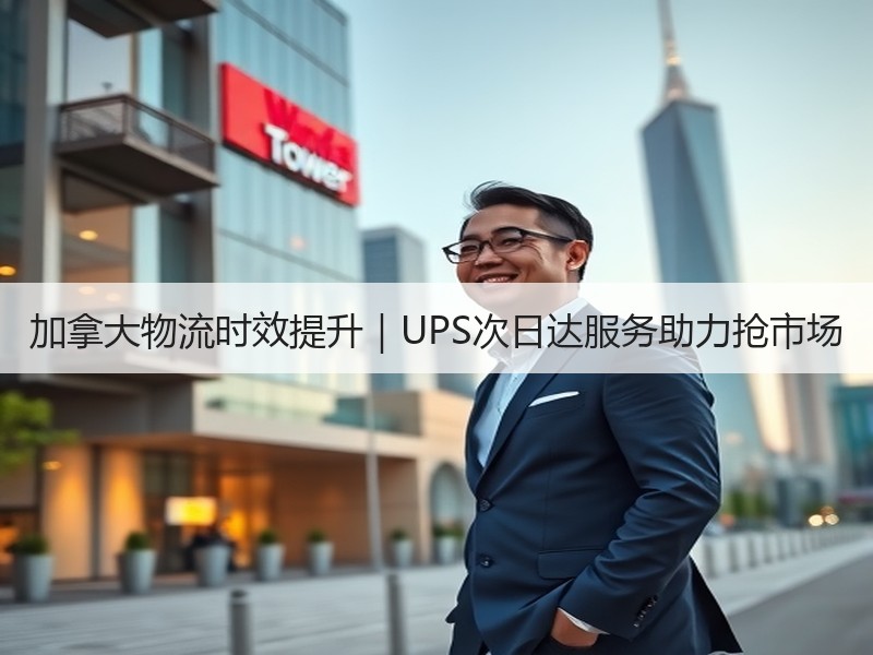 加拿大物流时效提升｜UPS次日达服务助力抢市场