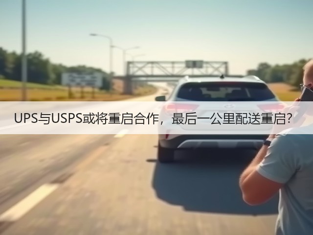 UPS与USPS或将重启合作，最后一公里配送重启？(图2)