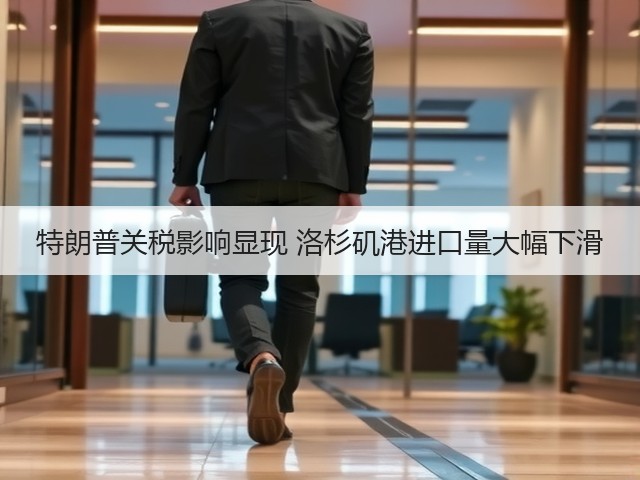 特朗普关税影响显现 洛杉矶港进口量大幅下滑(图1)