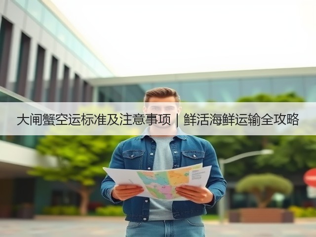 大闸蟹空运标准及注意事项｜鲜活海鲜运输全攻略(图3)
