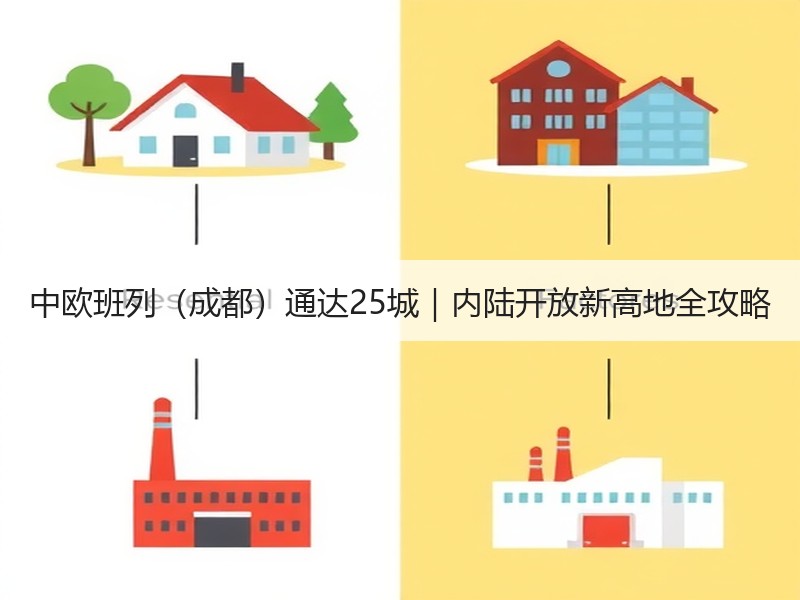 中欧班列（成都）通达25城｜内陆开放新高地全攻略