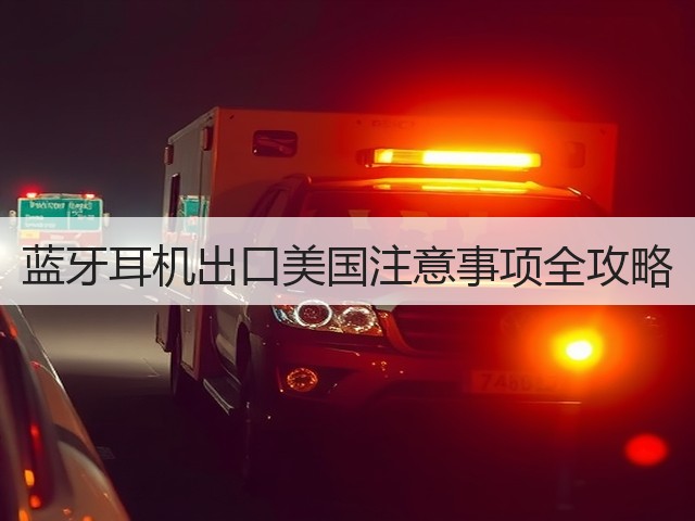 蓝牙耳机出口美国注意事项全攻略(图1) 蓝牙耳机出口美国注意事项全攻略(图1)