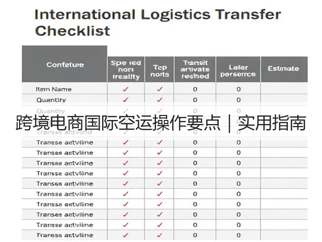 跨境电商国际空运操作要点｜实用指南(图1)