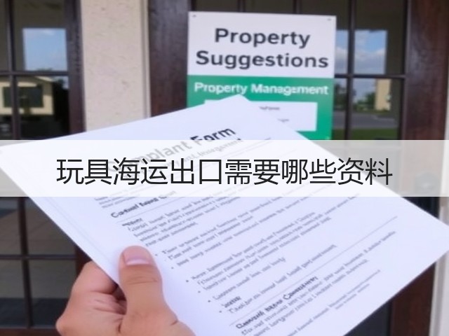 玩具海运出口需要哪些资料(图1) 玩具海运出口需要哪些资料(图1)