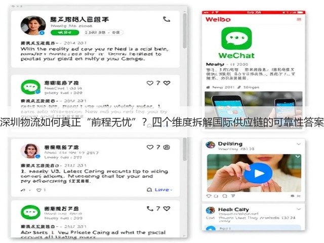 深圳物流如何真正“前程无忧”?四个维度拆解国际供应链的可靠性答案(图2) 深圳物流如何真正“前程无忧”?四个维度拆解国际供应链的可靠性答案(图2)