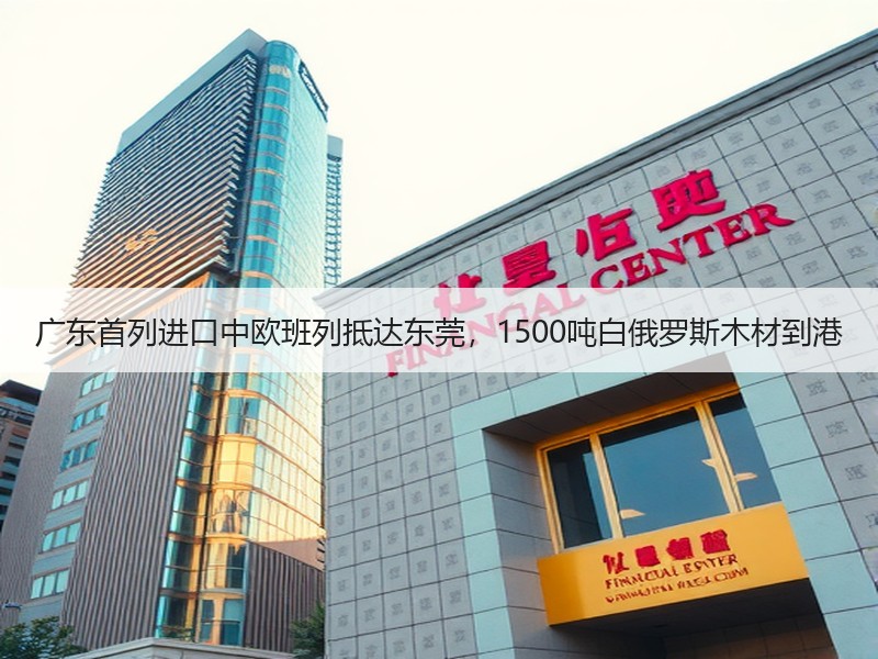 广东首列进口中欧班列抵达东莞，1500吨白俄罗斯木材到港