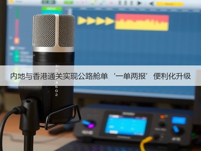 内地与香港通关实现公路舱单‘一单两报’便利化升级(图1)