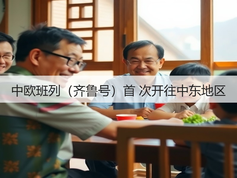 中欧班列（齐鲁号）首 次开往中东地区