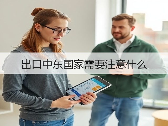 出口中东国家需要注意什么(图3)