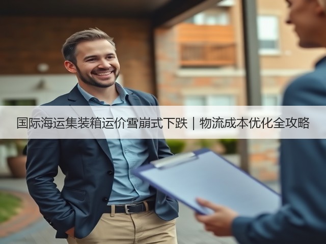国际海运集装箱运价雪崩式下跌｜物流成本优化全攻略(图2)