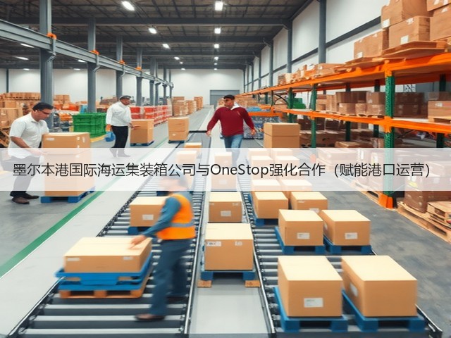 墨尔本港国际海运集装箱公司与OneStop强化合作（赋能港口运营）(图3)