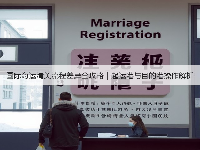 国际海运清关流程差异全攻略｜起运港与目的港操作解析(图1)