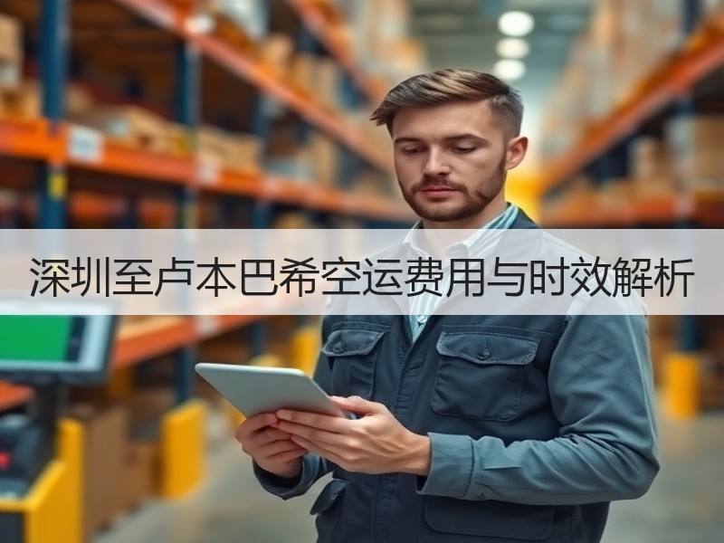 深圳至卢本巴希空运费用与时效解析